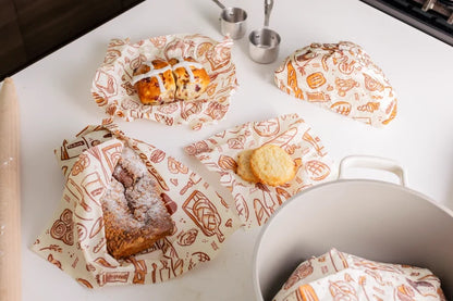 Bee's Wrap: Assorted Set of 3 (S,M,L), Bakery Lane