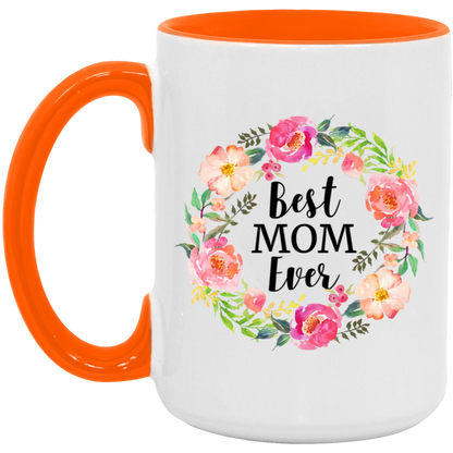 Best Mom Ever ceramic coffee mug, product photo 2
