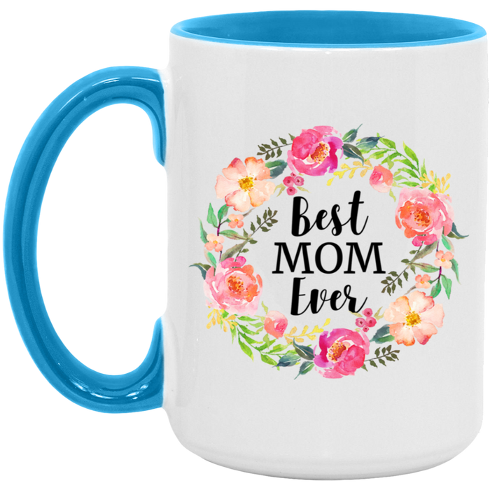 Best Mom Ever ceramic coffee mug, product photo 4