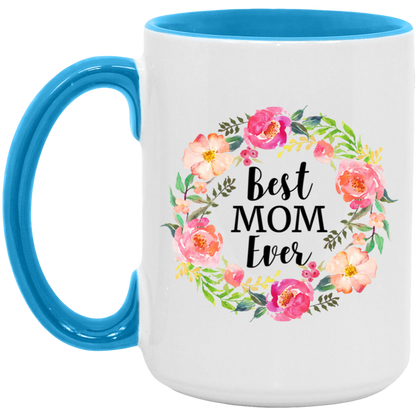 Best Mom Ever ceramic coffee mug, product photo 4