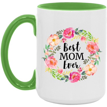 Best Mom Ever ceramic coffee mug, product photo 5