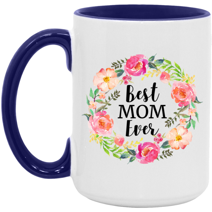 Best Mom Ever ceramic coffee mug, product photo 7
