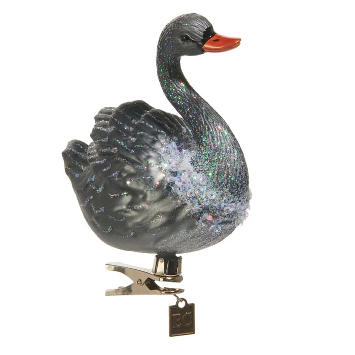 Black Swan Clip-On Ornament