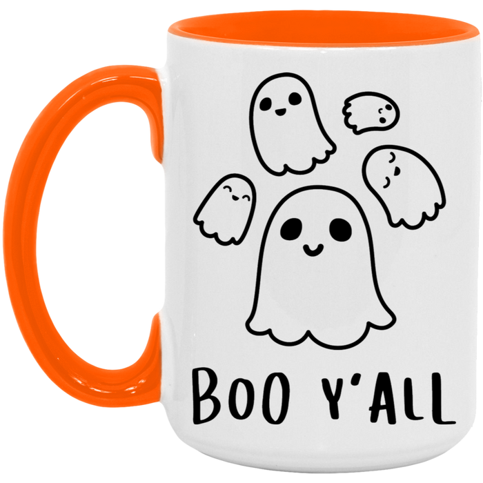 Boo Y'all Ghosts ceramic coffee mug