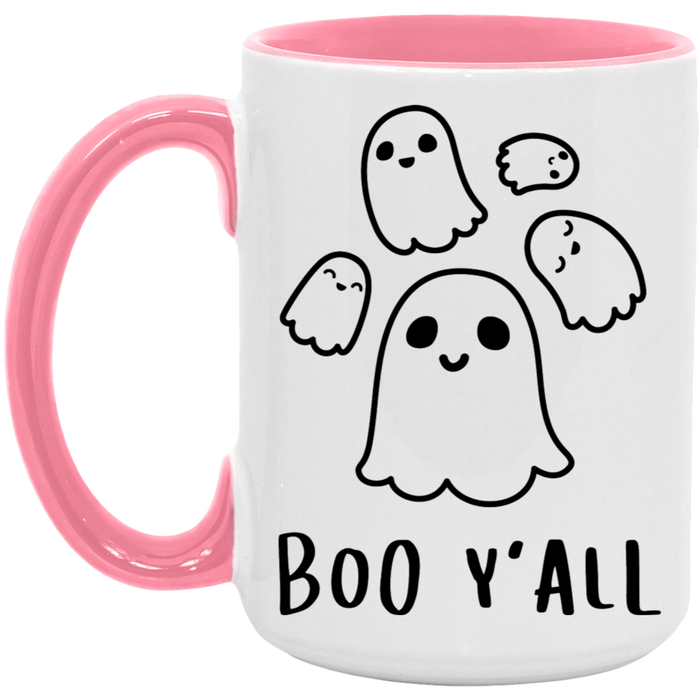 Boo Y'all Ghosts ceramic coffee mug, product photo 5
