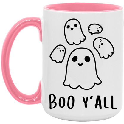 Boo Y'all Ghosts ceramic coffee mug, product photo 5
