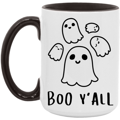 Boo Y'all Ghosts ceramic coffee mug, product photo 6