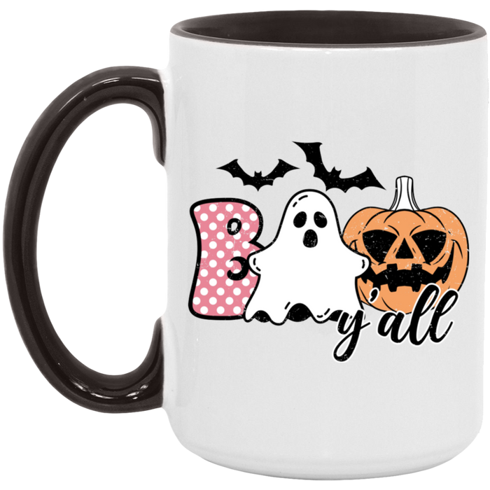 Boo Y'All ceramic coffee mug, product photo 6