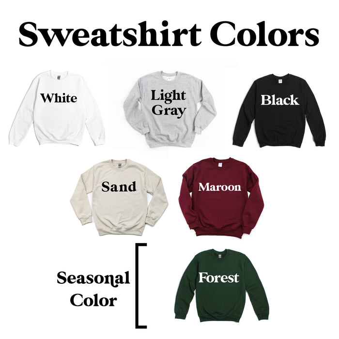 Buffalo Plaid Mama Bear crewneck sweatshirt, product photo 3