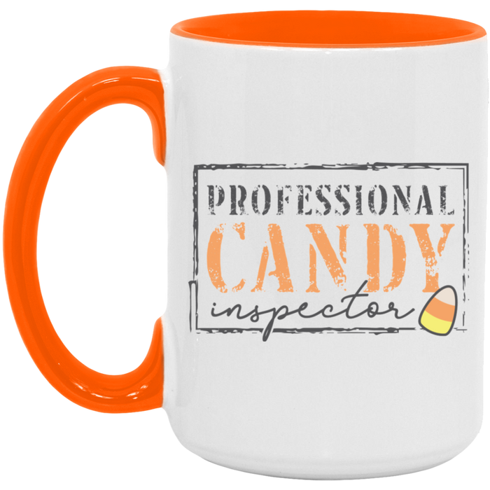 Candy Inspect ceramic coffee mug