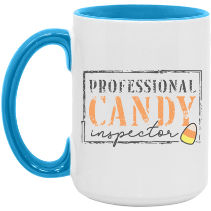 Candy Inspect ceramic coffee mug, product photo 3