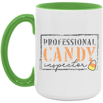 Candy Inspect ceramic coffee mug, product photo 4