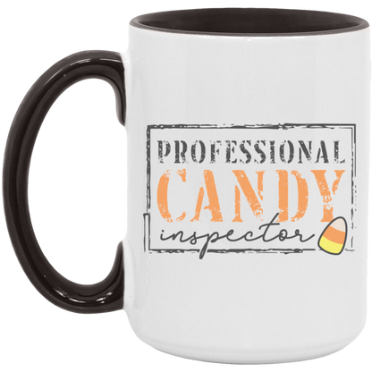 Candy Inspect ceramic coffee mug, product photo 6