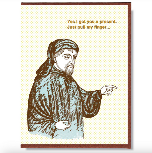 Card - Yes I Got You A Present. Just Pull My Finger...
