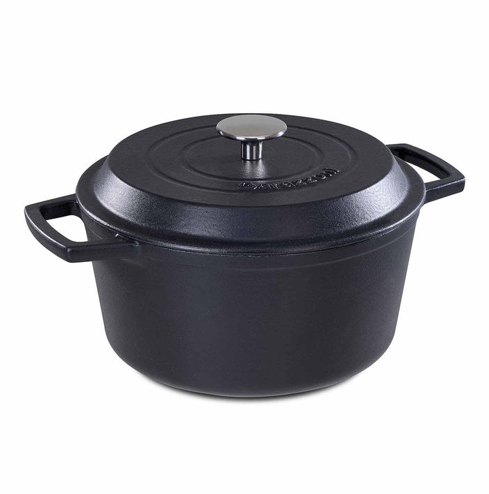Casseruola con coperchio - nero opaco
