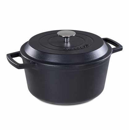 Casseruola con coperchio - nero opaco