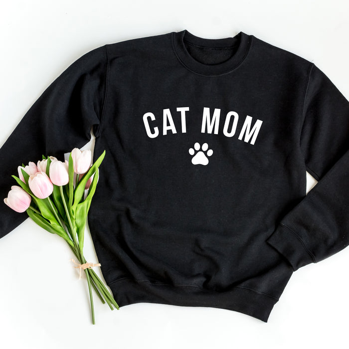 Cat Mom crewneck sweatshirt