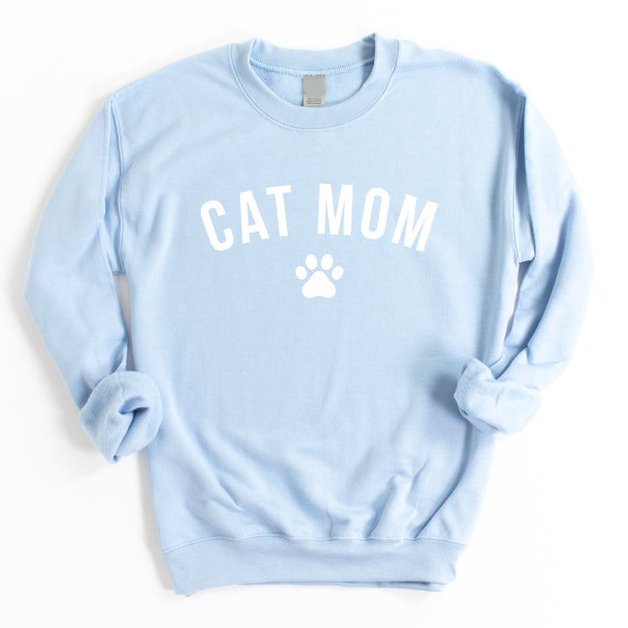 Cat Mom crewneck sweatshirt, product photo 2