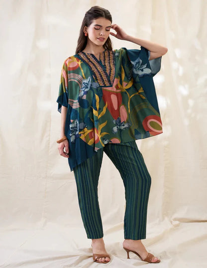 Chanderi Flora co-ord set