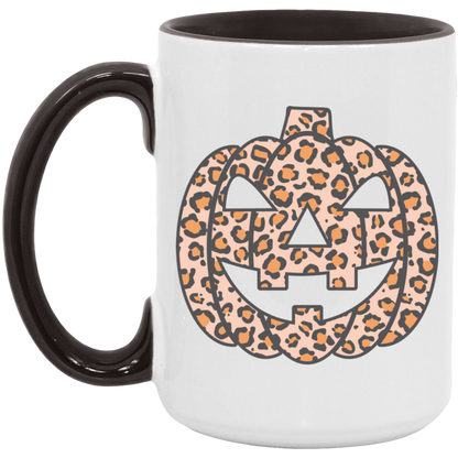 Cheetah Pumpkin ceramic coffee mug, product photo 6
