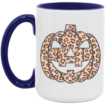 Cheetah Pumpkin ceramic coffee mug, product photo 7