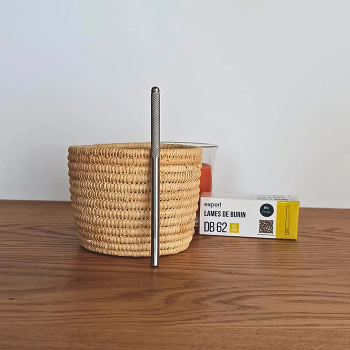Chisel blade holder handle - 12 cm - Stainless steel - Essential by My Podologie