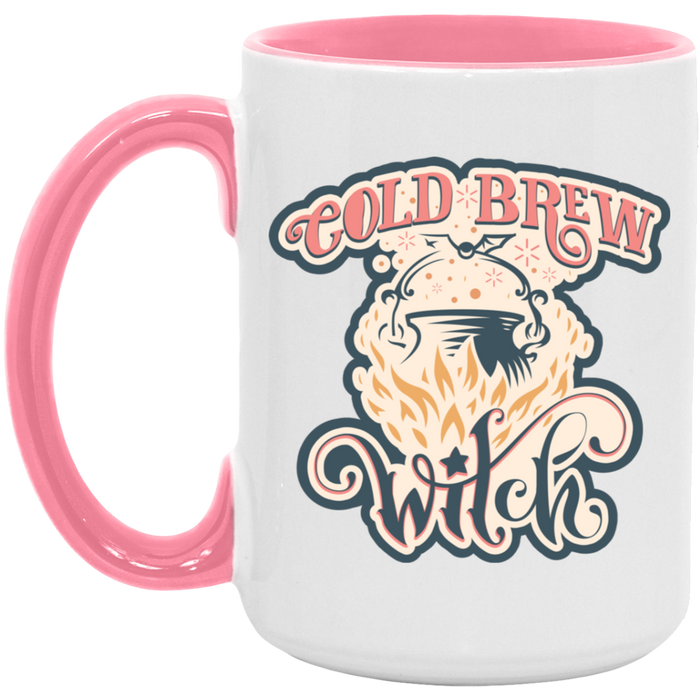 Cold Brew Witch ceramic coffee mug, product photo 5