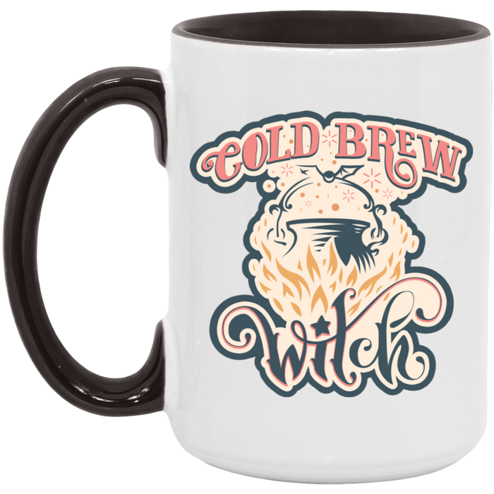 Cold Brew Witch ceramic coffee mug, product photo 6