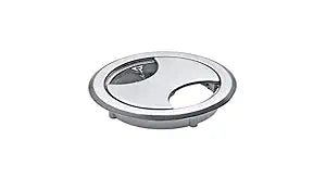 Computer Wire Organizer & Cord Management Solution Desk Cable Hole Cover 3 inch aluminum coting