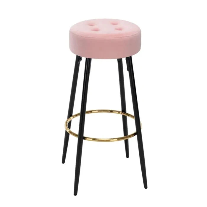 Contemporary Bar Stool with High Comfort Seat, Footrest Support, and Premium Build Quality