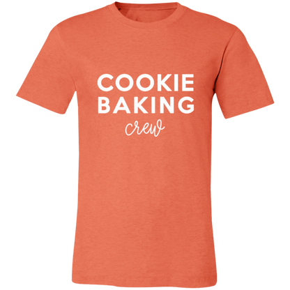 Cookie Baking Crew graphic t-shirt in Heather Orange