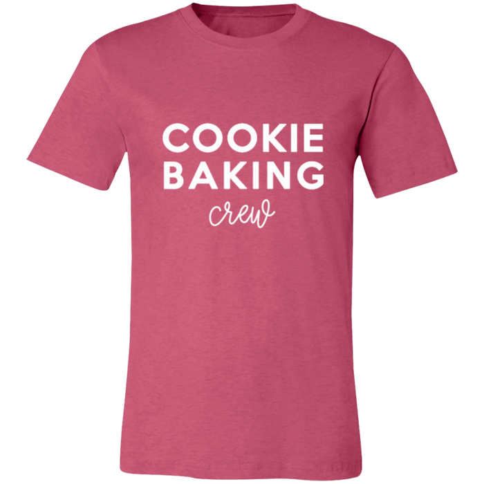 Cookie Baking Crew graphic t-shirt in Heather Raspberry
