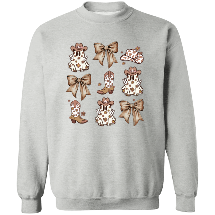 Country Ghost Bows crewneck sweatshirt in Sport Grey