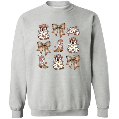 Country Ghost Bows crewneck sweatshirt in Sport Grey