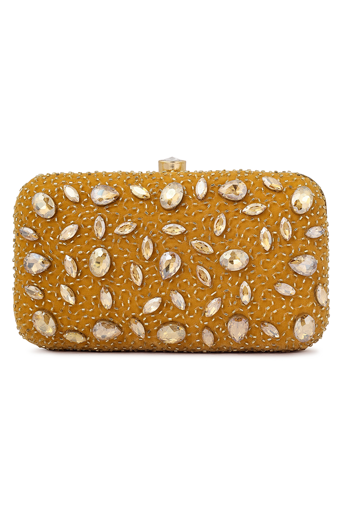 Crystal Studded Clutch