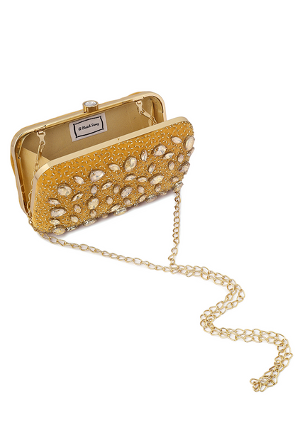 Crystal Studded Clutch
