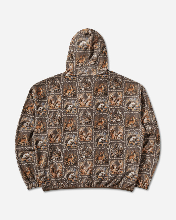 Umbro Cub Fleece Anorak Light Brown Coats and Jackets Jackets UBMW0650JY173 BRW0002