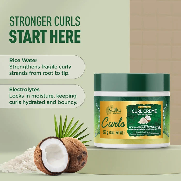 Dabur Vatika Naturals Curls Aquaboost Curl Crème 277g