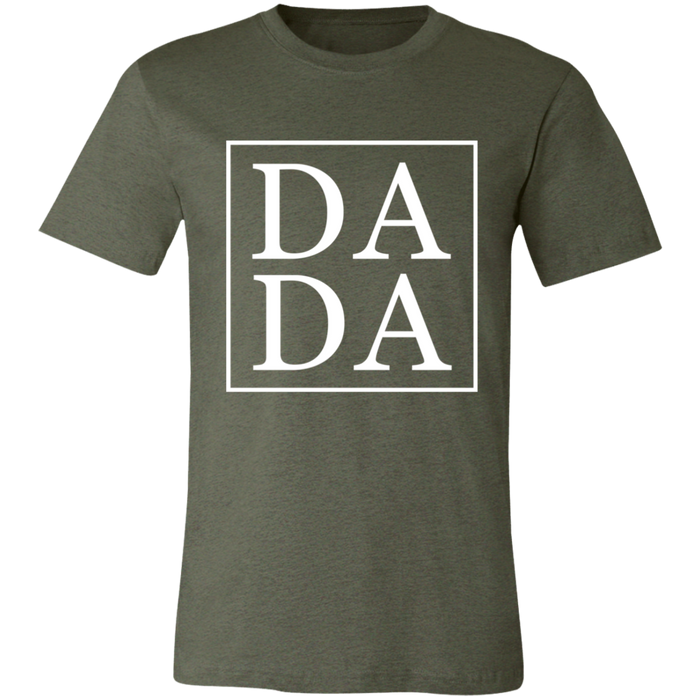 DADA Block graphic t-shirt in Heather Military Green
