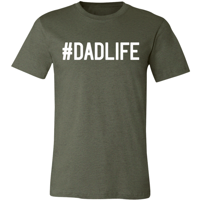 #DADLIFE graphic t-shirt in Heather Military Green