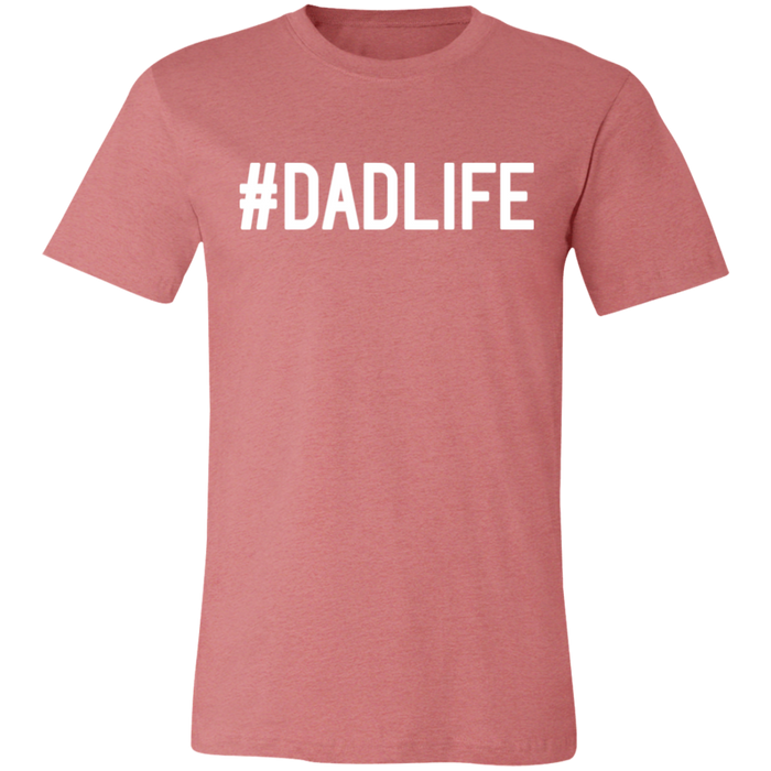 #DADLIFE graphic t-shirt in Heather Mauve