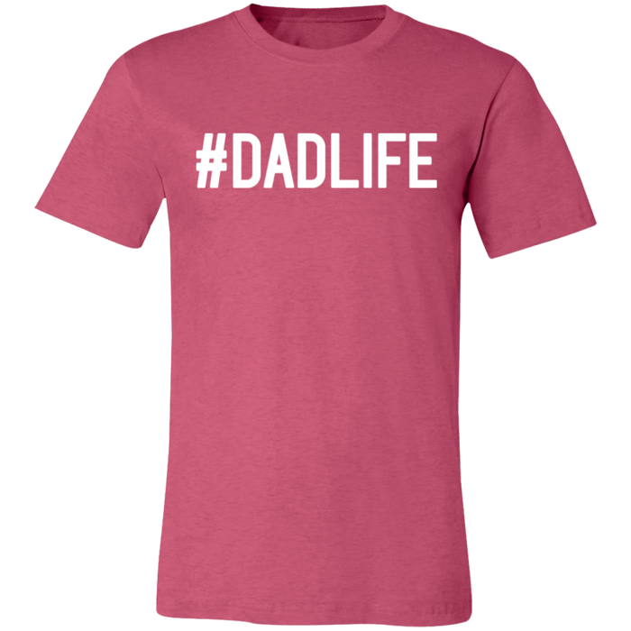 #DADLIFE graphic t-shirt in Heather Raspberry