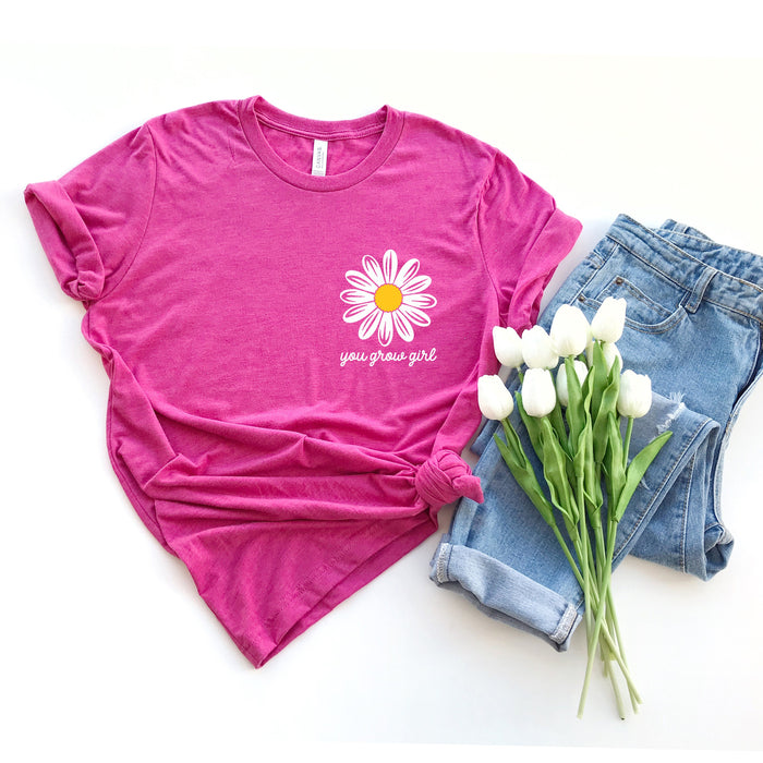 Daisy Flower graphic t-shirt, product photo 2