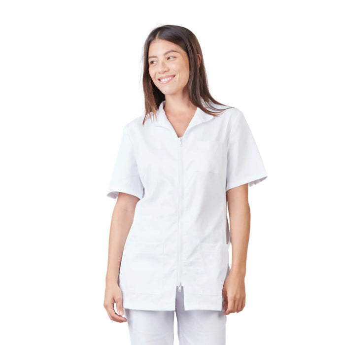 White / Polycotton elastane