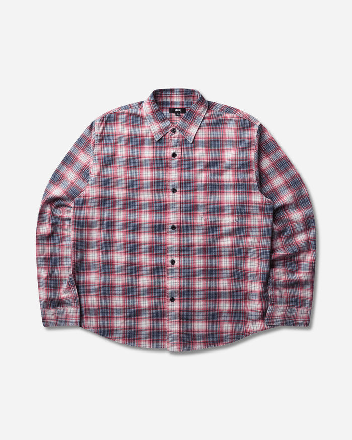 Stüssy Dax Plaid Shirt Red Shirts Longsleeve Shirt 1110402SJ 0601