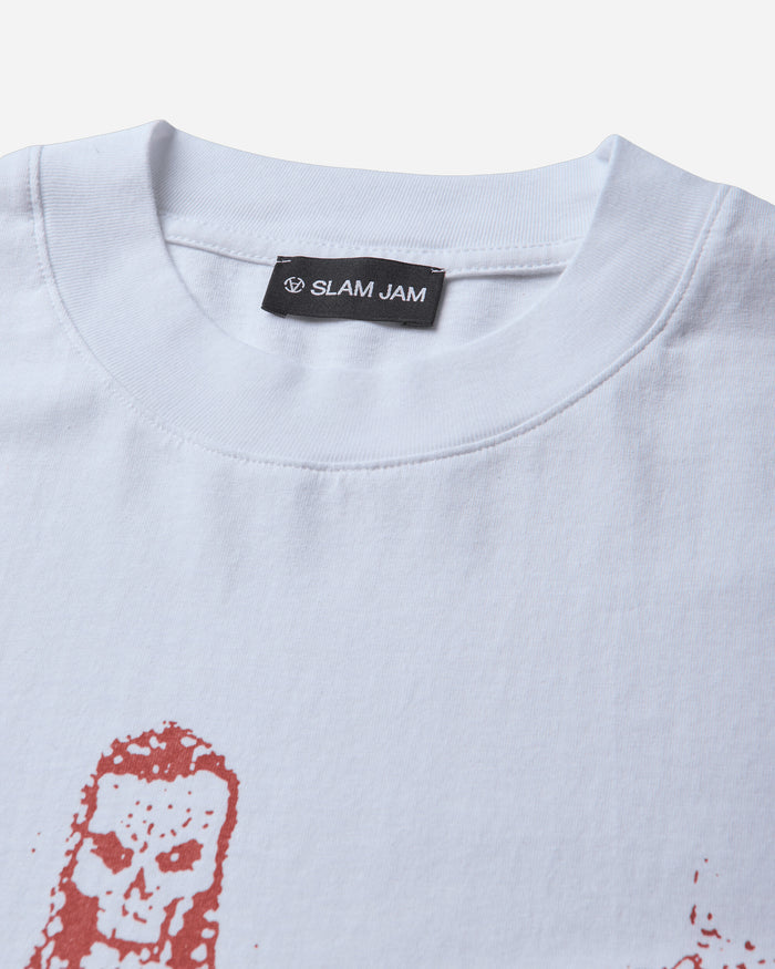 Slam Jam Demon T-Shirt White T-Shirts Shortsleeve SJPRALMAS WHT