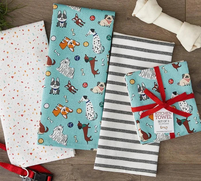 DII Dishtowels (Set of 3): Dog Days