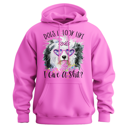 Does It Look Like I Give A Shit Hoodie
