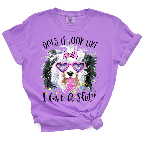 Does It Look Like I Give A Shit Shitzu Tshirt