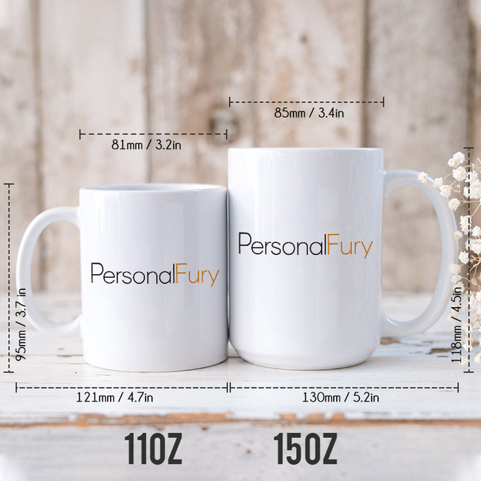 Dog mom mug, Mother's Day gift for dog lovers - Bite on butt, custom photo, custom coffee cup